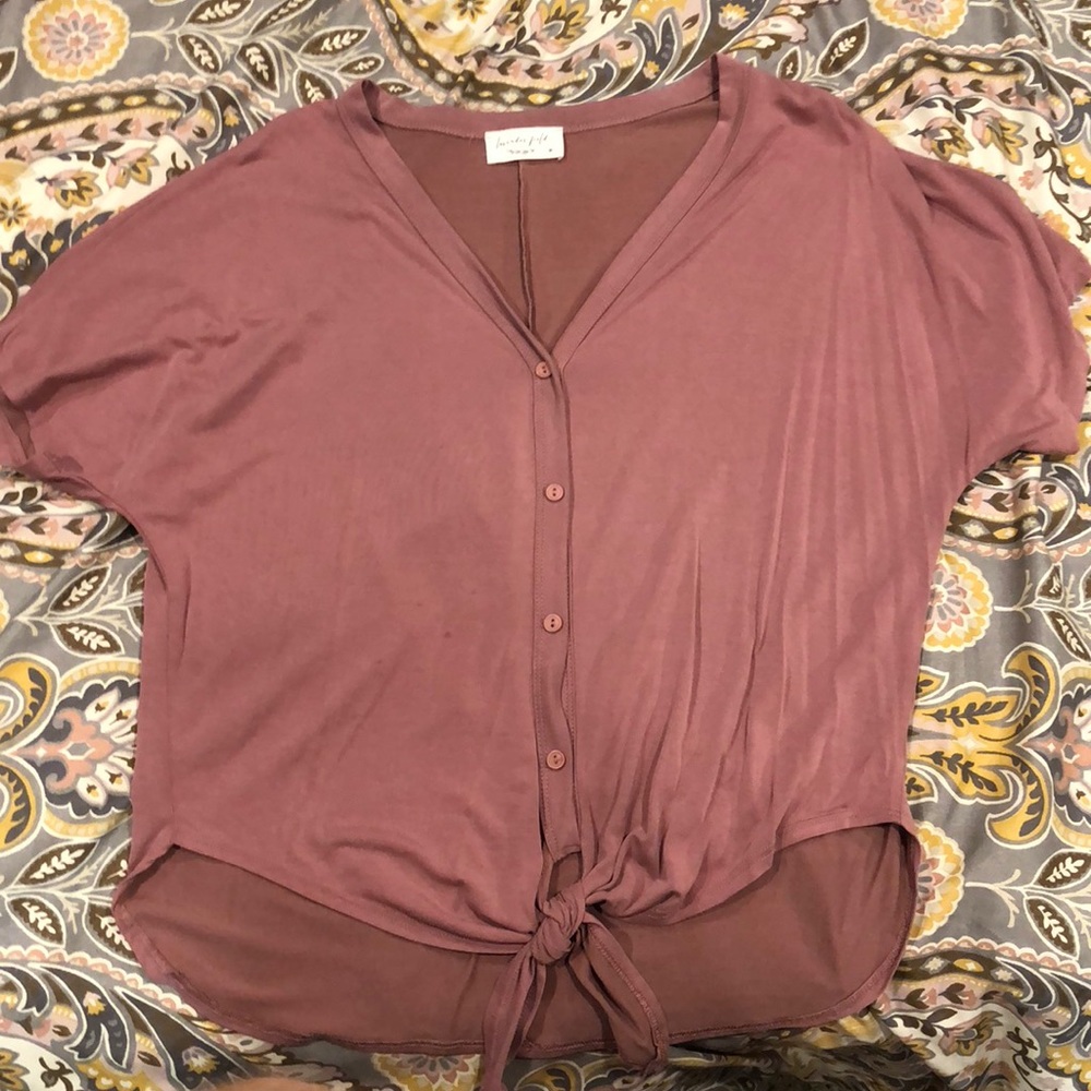 Front Tie T-shirt